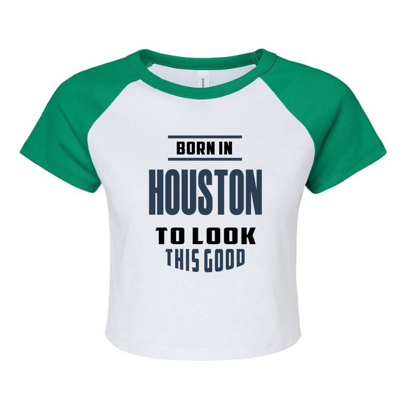 Houston Raglan Crop Top by Chris Ceconello | Artistshot