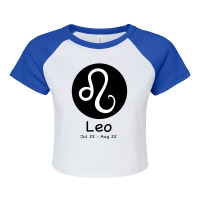 Leo Horoscope Raglan Crop Top | Artistshot