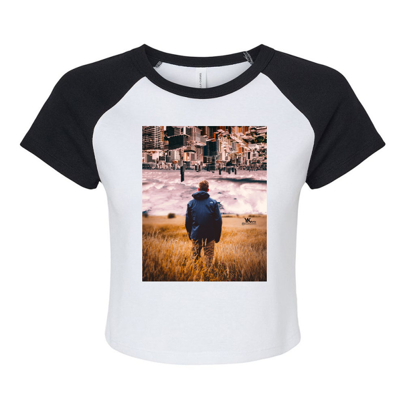 Perspecive 2 Raglan Crop Top by josef.psd | Artistshot