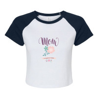 Mom Raglan Crop Top | Artistshot