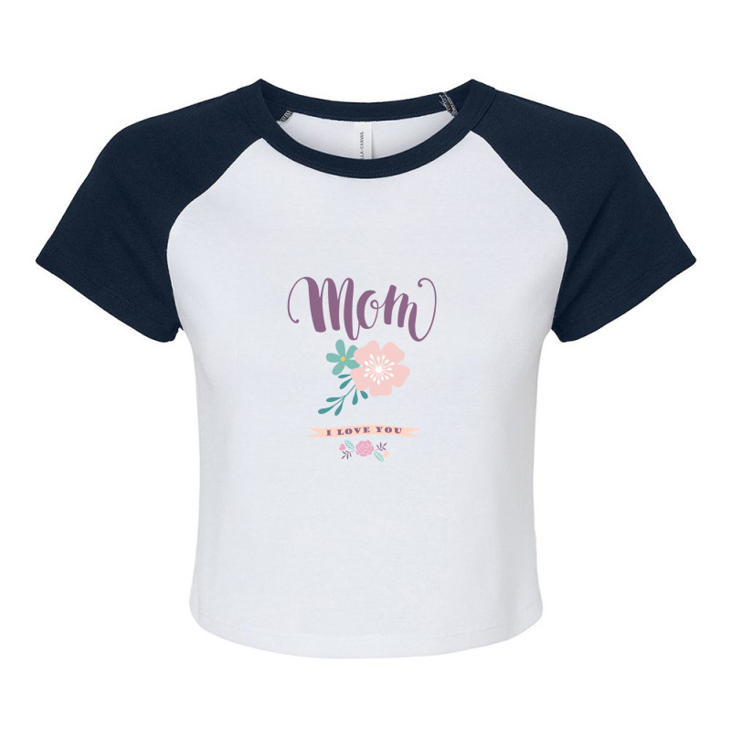 Mom Raglan Crop Top | Artistshot