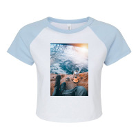 Away From Home Raglan Crop Top | Artistshot