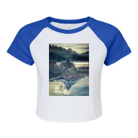 Two Different World Raglan Crop Top | Artistshot