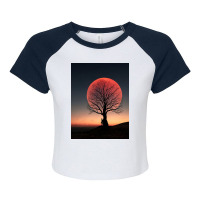 Moon Raglan Crop Top | Artistshot