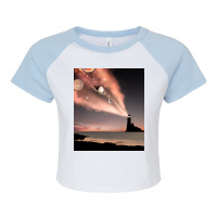 Lighthouse Light Raglan Crop Top | Artistshot