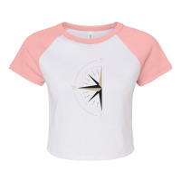 Compass Raglan Crop Top | Artistshot