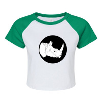 Rhino Raglan Crop Top | Artistshot