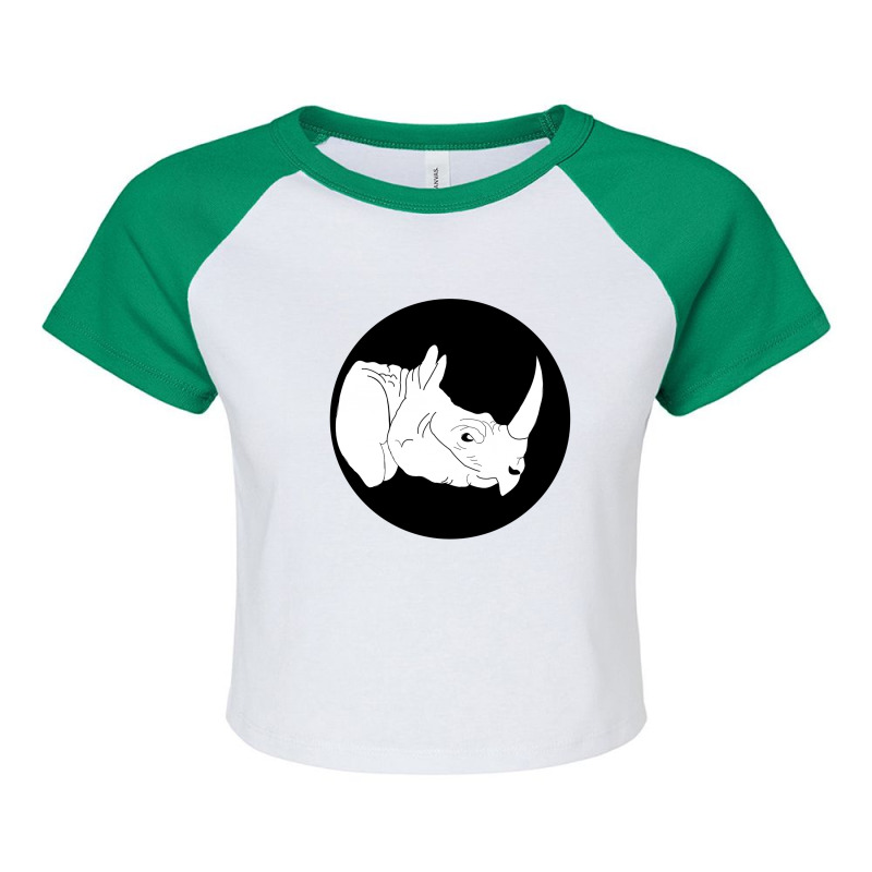 Rhino Raglan Crop Top | Artistshot