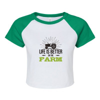 Farm Raglan Crop Top | Artistshot