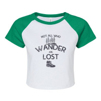 Wanderlost Lite Raglan Crop Top | Artistshot