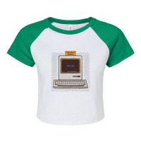 Old Pc Raglan Crop Top | Artistshot