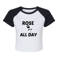 Rose All Day Raglan Crop Top | Artistshot