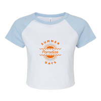 Summer Paradise Raglan Crop Top | Artistshot