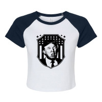 Donald Trump President 2020 - Usa Flag Gift Political Raglan Crop Top | Artistshot