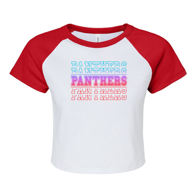 Black Panthers Raglan Crop Top by autlu2024 | Artistshot