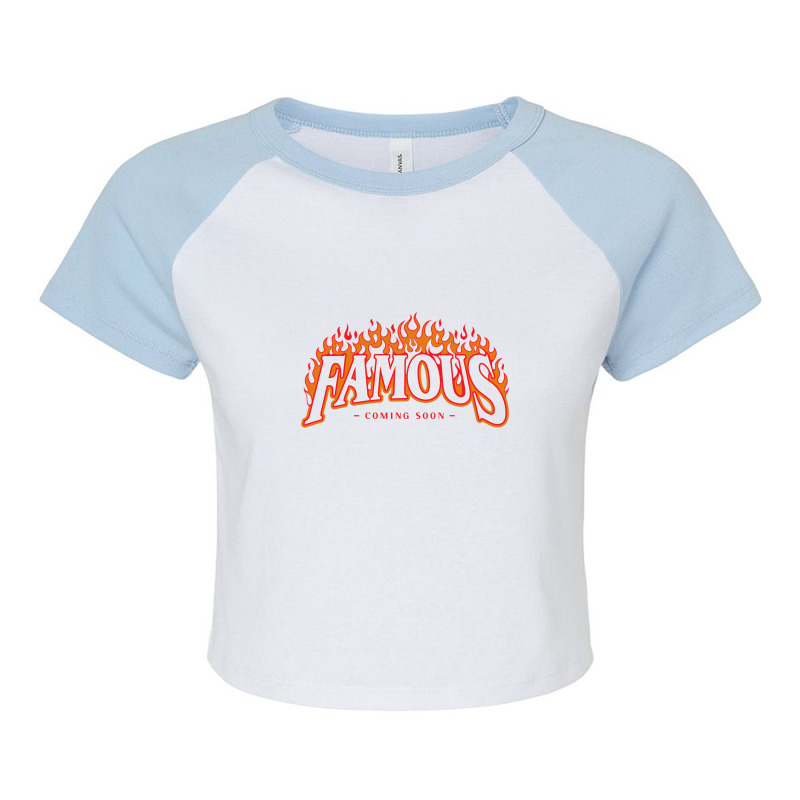 Famous Raglan Crop Top by Disgus_Thing | Artistshot