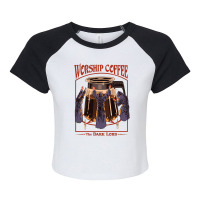 Worship Coffee Raglan Crop Top | Artistshot