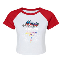 Music Is My Love Language Raglan Crop Top | Artistshot