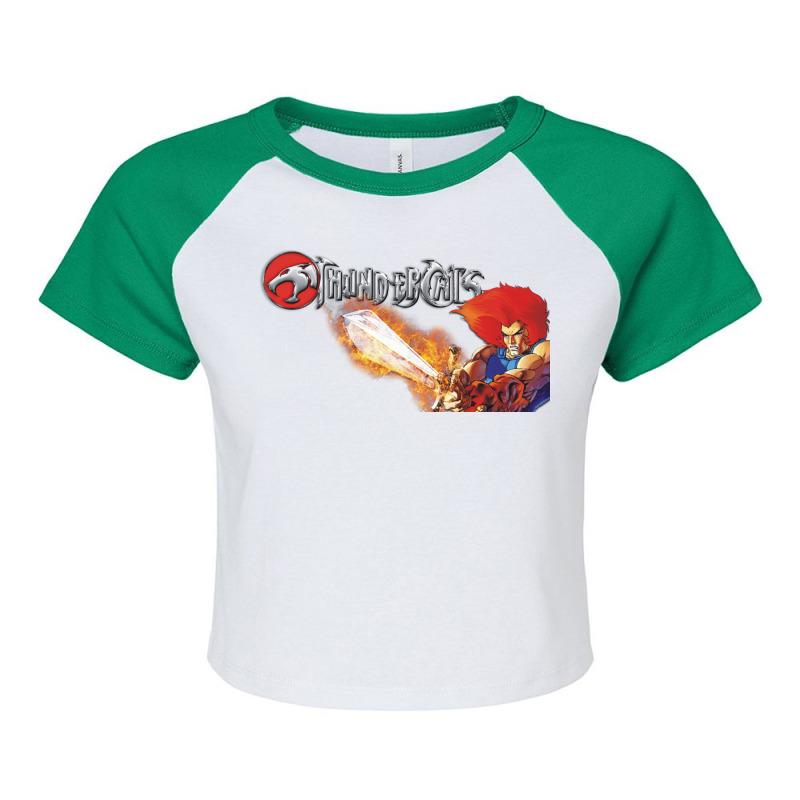 Thundercats 80s Cartonn Raglan Crop Top by coşkun | Artistshot