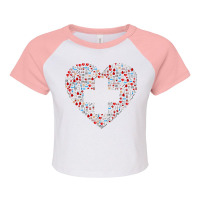 First Aid Heart Raglan Crop Top | Artistshot