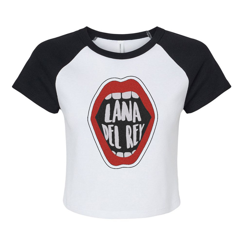 Rock N Roll Music Raglan Crop Top by zig street | Artistshot