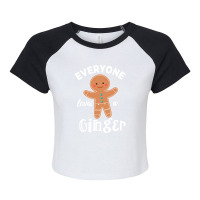 Everyone Loves A Ginger Raglan Crop Top | Artistshot