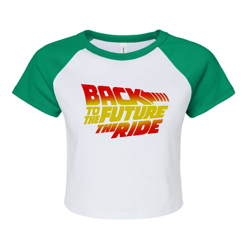 Back To The Future The Ride Raglan Crop Top by Colla Store | Artistshot