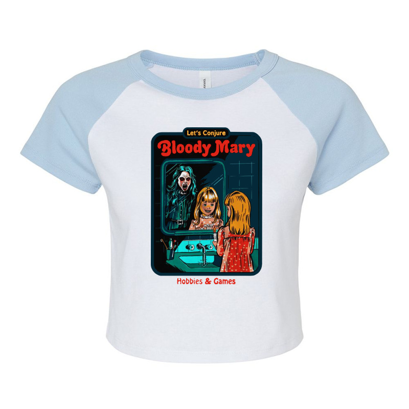 Bloody Mary Raglan Crop Top by lyheranea | Artistshot