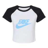 Fake Raglan Crop Top | Artistshot