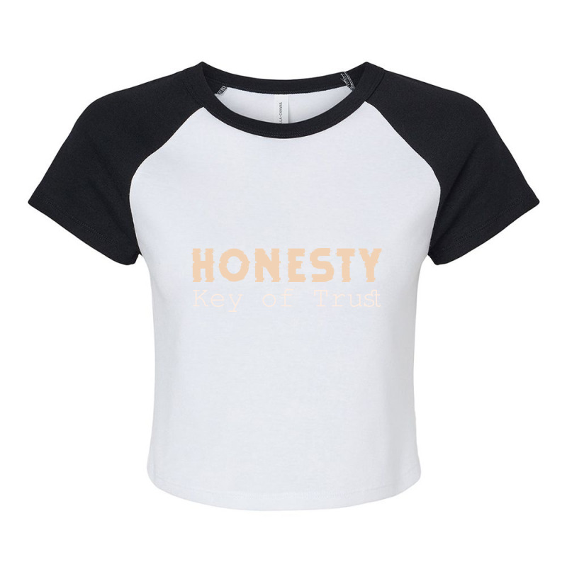 National Honesty Day Raglan Crop Top | Artistshot