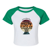 National Love A Tree Day Raglan Crop Top | Artistshot