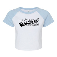 Lookout Records Raglan Crop Top | Artistshot