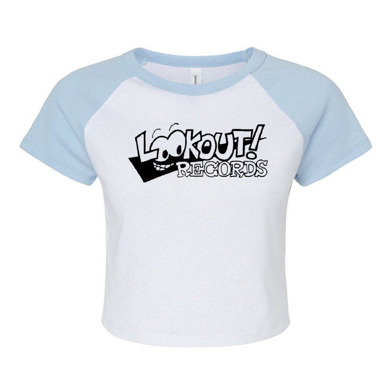 Lookout Records Raglan Crop Top by ClaudeTDay | Artistshot