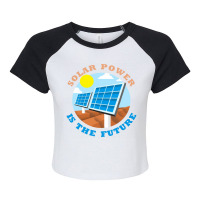 Save Energy Raglan Crop Top | Artistshot