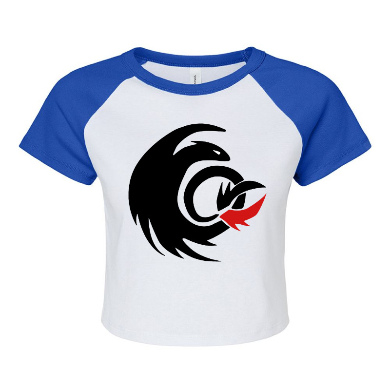 Strike Dragon Raglan Crop Top by tata harimurti | Artistshot