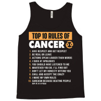 Top 10 Rules Ofhoroscope Astrology Zodiac Sign Tank Top | Artistshot