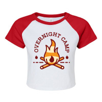 Overnight Camp Raglan Crop Top | Artistshot