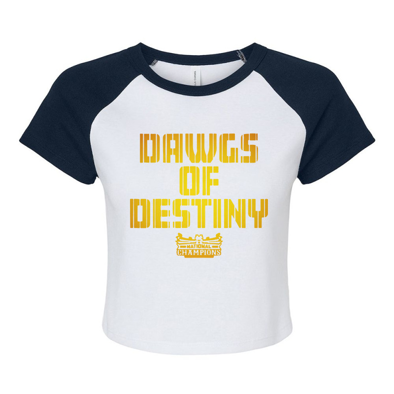 Mississippi State Dawgs Of Destiny Raglan Crop Top by ShopYes | Artistshot