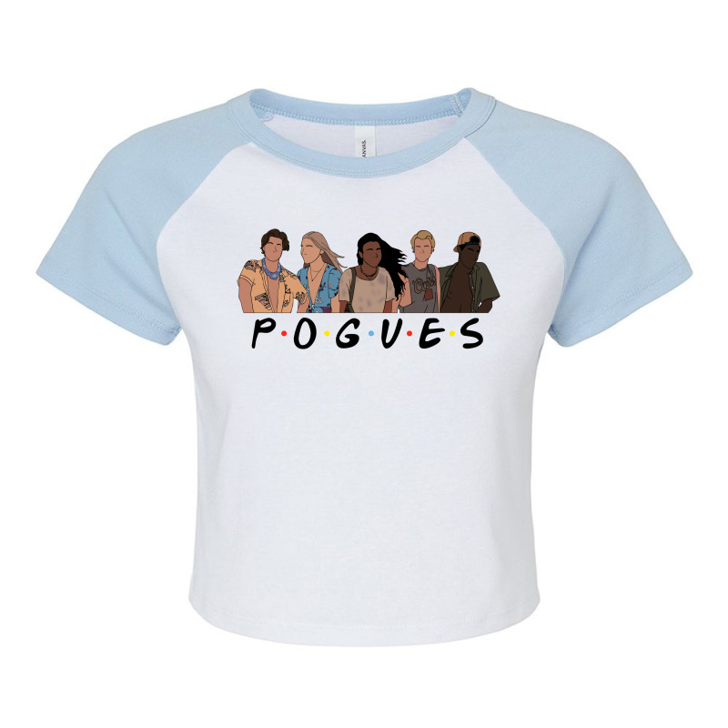 Outer Banks Pogues Raglan Crop Top by Cosby | Artistshot