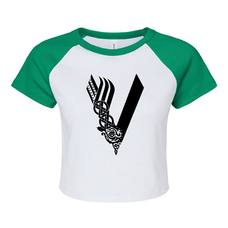 Viking Raglan Crop Top by Hot Trends | Artistshot