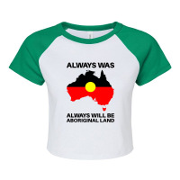 Invasion Day Meme Raglan Crop Top | Artistshot