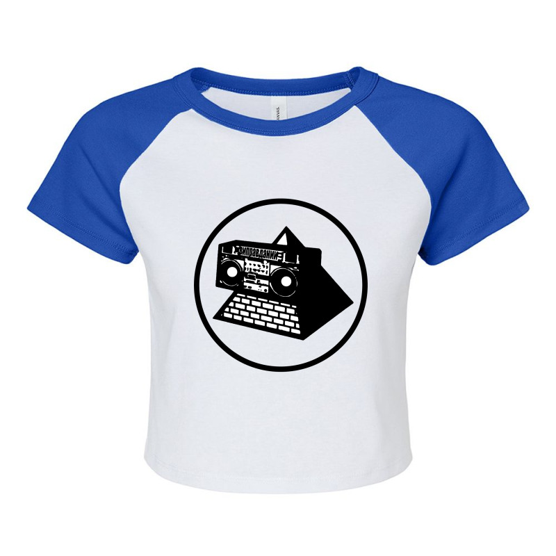 Klf Radio Merch Raglan Crop Top by efan willyansyah | Artistshot