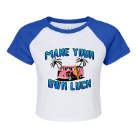 Make Your Surfing California Adventures Raglan Crop Top | Artistshot