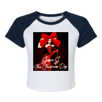 All I Want For Christmas Is You Raglan Crop Top | Artistshot