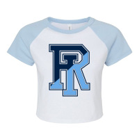 Rhode Island Rams Raglan Crop Top | Artistshot