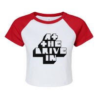 At The Drive In Sign Raglan Crop Top | Artistshot