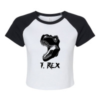 Dinosaurus Raglan Crop Top | Artistshot