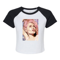 Angelina Jolie Cigarette Charming Raglan Crop Top | Artistshot