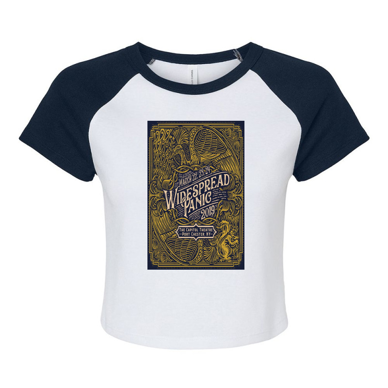 Widespread Panic - March 2019 Raglan Crop Top by hugo chanavaro | Artistshot