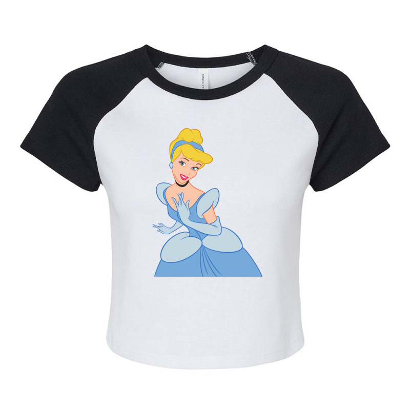 Beautiful Woman Raglan Crop Top by jammuter | Artistshot